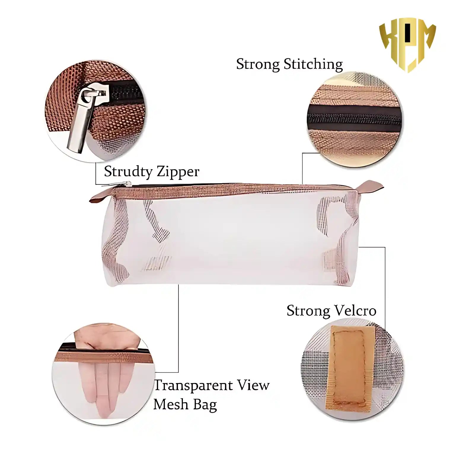 Premium 4 IN 1 Hanging Travel Makeup Organizer Bag – Green, in Green, view 5 – KPM WORLD™